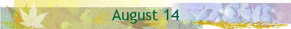 August 14